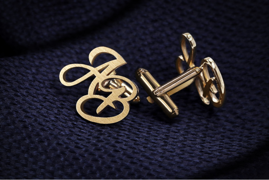 Gold-Plated Double Initials...