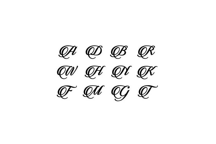 Double Initials Cufflinks