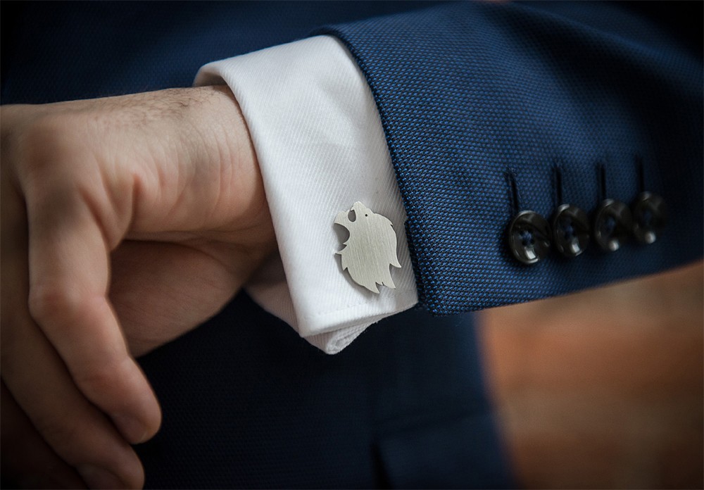 Sterling silver eagle cufflinks