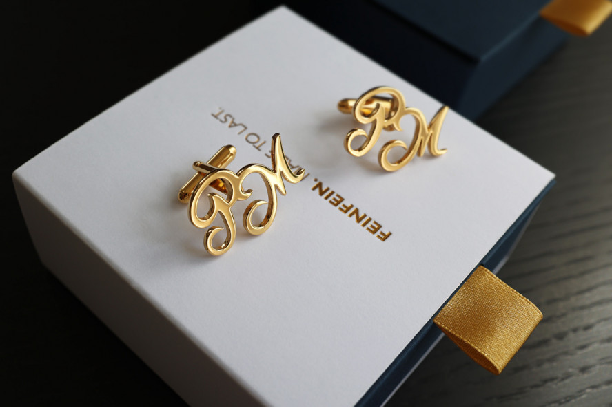 Gold-Plated Double Initials...