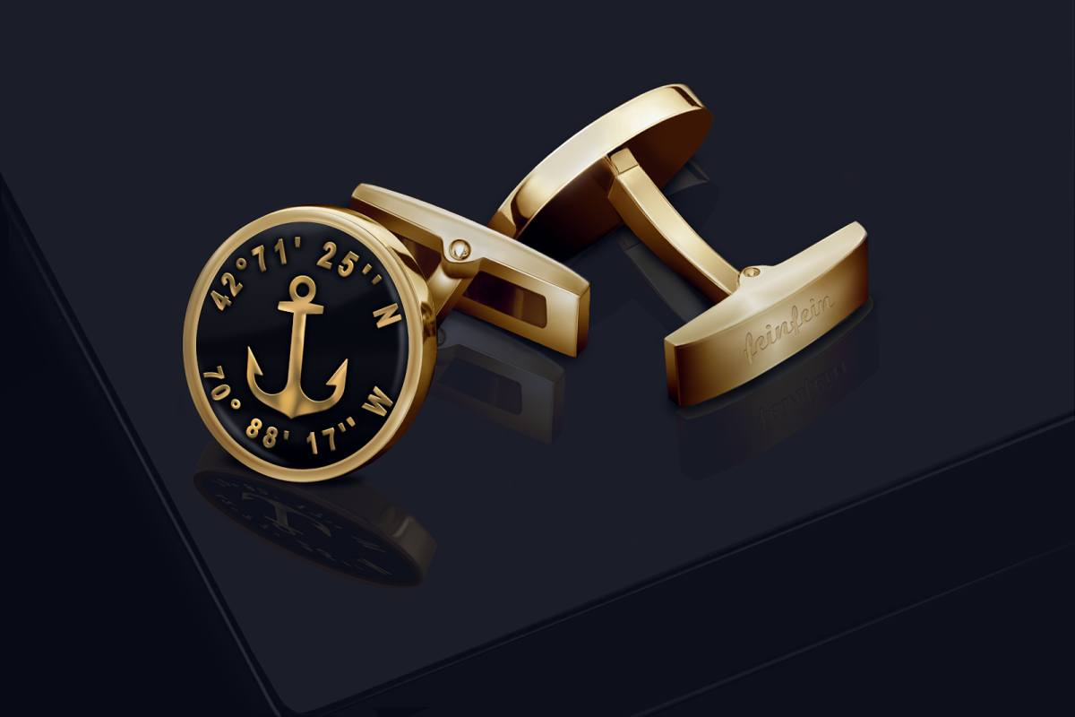 Anchor 24ct gold-plated...