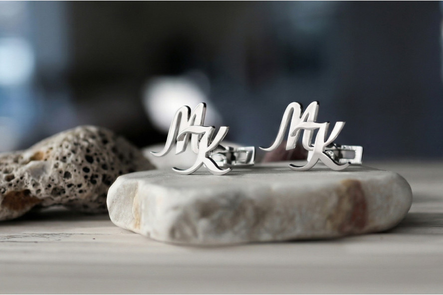 -15% - Double Initials Cufflinks