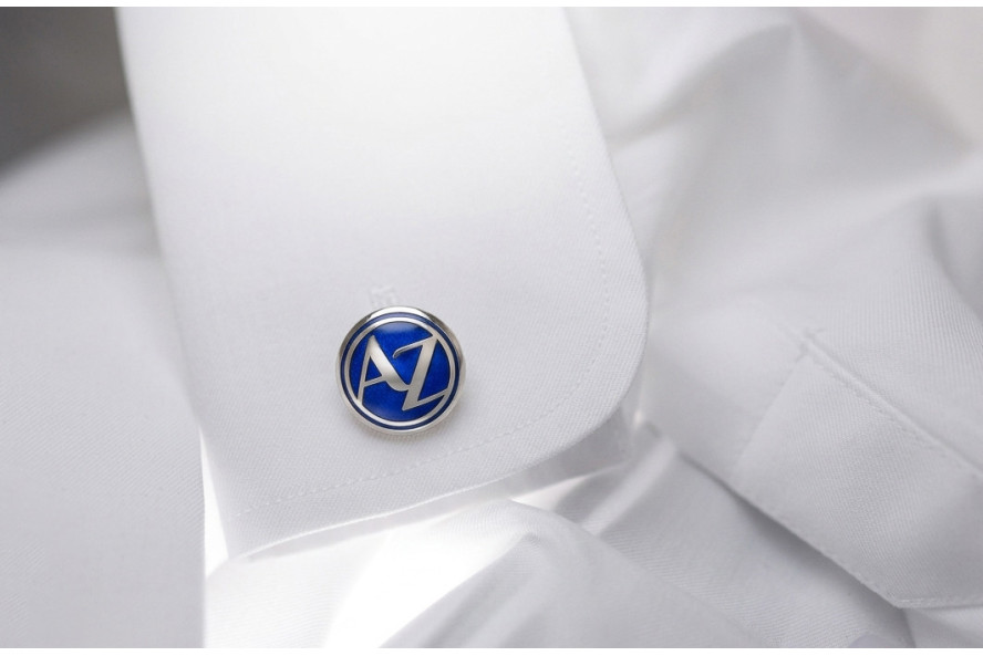 Round Monogram Cufflinks