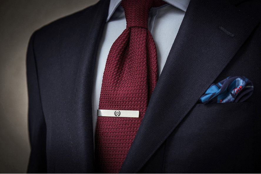 Personalized tie clip for lawer